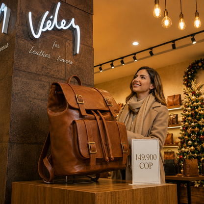 Morral Vélez Cuero Legítimo | Últimas Unidades 80% OFF Solo por Hoy 🎁
